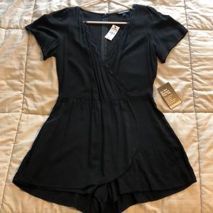NWT Express Romper with lace trim